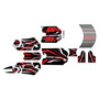 stacyc 16ebrushless graphics kit all years prime series red