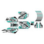 stacyc 16ebrushless graphics kit all years shred series teal