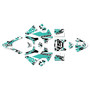 gasgas mc-e2 graphics kit 2024-2026 cloaked series teal