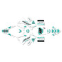 gasgas mc-e2 graphics kit 2024-2026 rebel series teal-shift