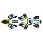 gasgas ec250 graphics kit 1996-2001 division series yellow