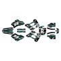 gasgas ec250 graphics kit 1996-2001 prime series teal