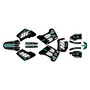 gasgas ec300 graphics kit 1996-2001 rebel series teal