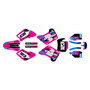 gasgas ec200 graphics kit 1996-2001 rugged series magenta