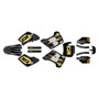 gasgas ec200 graphics kit 1996-2001 rugged series gold