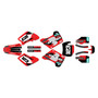 gasgas ec250 graphics kit 1996-2001 rugged series red