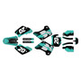 gasgas ec250 graphics kit 1996-2001 spear series teal