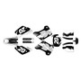 gasgas ec250 graphics kit 1996-2001 spear series white