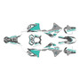 gasgas ec200 graphics kit 2010-2011 cloaked series teal