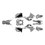 gasgas ec250 graphics kit 2010-2011 cloaked series white