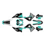 gasgas ec125 graphics kit 2010-2011 inferno series teal