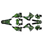 gasgas ec200 graphics kit 2010-2011 prime series green