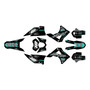 gasgas ec125 graphics kit 2010-2011 rebel series teal