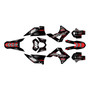 gasgas ec200 graphics kit 2010-2011 rebel series red