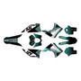 gasgas ec125 graphics kit 2010-2011 swirl series teal