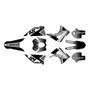 gasgas ec125 graphics kit 2010-2011 swirl series white