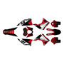 gasgas ec450 graphics kit 2010-2011 swirl series red