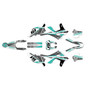 gasgas ec250 graphics kit 2012-2017 cloaked series teal