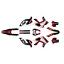 gasgas ec200 graphics kit 2012-2017 swirl series red