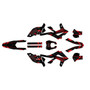 gasgas ec125 graphics kit 2012-2017 twitch series red