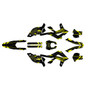 gasgas ec300 graphics kit 2012-2017 twitch series yellow