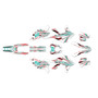 gasgas ec450 graphics kit 2012-2017 prime series teal-shift