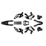 gasgas ec250f graphics kit 2012-2017 swirl series white