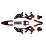 gasgas ec250f graphics kit 2012-2017 swirl series red-shift