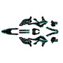 gasgas ec250f graphics kit 2012-2017 twitch series teal