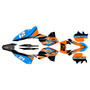 ktm 250excf graphics kit 2008-2011 og series cyan