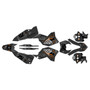 ktm 250excf graphics kit 2008-2011 predator series orange-shift