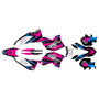 ktm 250excf graphics kit 2008-2011 rugged series magenta