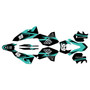 ktm 250excf graphics kit 2008-2011 speed series teal