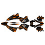 ktm 250excf graphics kit 2008-2011 twitch series orange