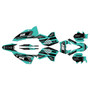 ktm 250excf graphics kit 2008-2011 warrior series teal
