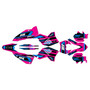 250EXC-F 450EXC-F & 530EXC graphics kit 2008-2011 warrior series magenta