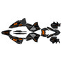 250EXC-F 450EXC-F & 530EXC graphics kit 2008-2011 warrior series orange-shift