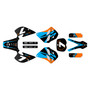 ktm 125sx graphics kit 1993-1997 bolt series cyan