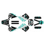 ktm 250exc graphics kit 1993-1997 cyrus series teal