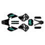 ktm 125exc graphics kit 1993-1997 fatality series teal-shift