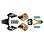 ktm 250exc graphics kit 1993-1997 fatality series cyan