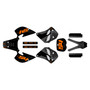 ktm 250sx graphics kit 1993-1997 fatality series orange-shift