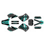 ktm 250sx graphics kit 1993-1997 og series teal-shift