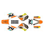 ktm 250exc graphics kit 1993-1997 prestige series tan
