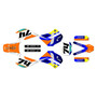 ktm 250sx graphics kit 1993-1997 prestige series orange