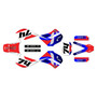 ktm 250sx graphics kit 1993-1997 prestige series red