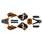ktm 250sx graphics kit 1993-1997 prestige series orange-shift