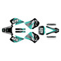 ktm 250exc graphics kit 1993-1997 screech series teal