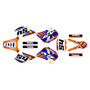 ktm 125sx graphics kit 1993-1997 split series orange