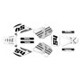 ktm 125sx graphics kit 1993-1997 split series white